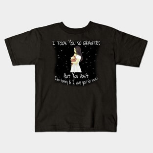 Mothers day black T-shirt Kids T-Shirt